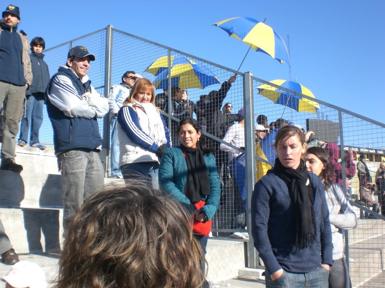 En estadio de Boca.